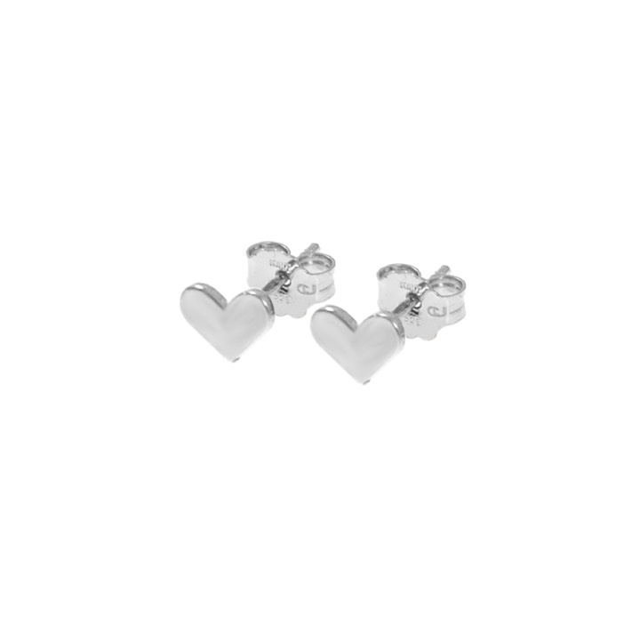 Love Earring Silver in the group Earrings / Silver Earrings at SCANDINAVIAN JEWELRY DESIGN (1521411009)