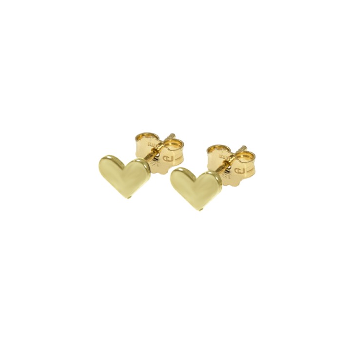 Love small Earring Gold in the group Earrings / Gold Earrings at SCANDINAVIAN JEWELRY DESIGN (1526421009)