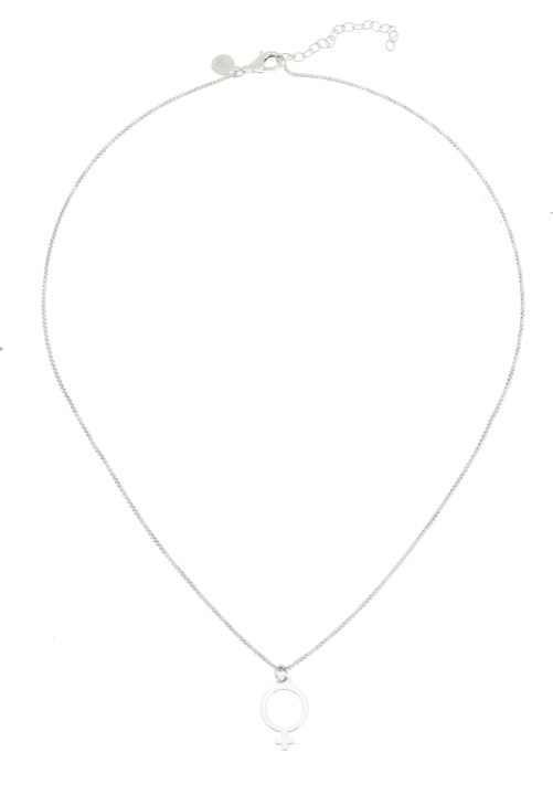 Letters venus neck silver 42-47 cm in the group Necklaces / Silver Necklaces at SCANDINAVIAN JEWELRY DESIGN (1622111007)