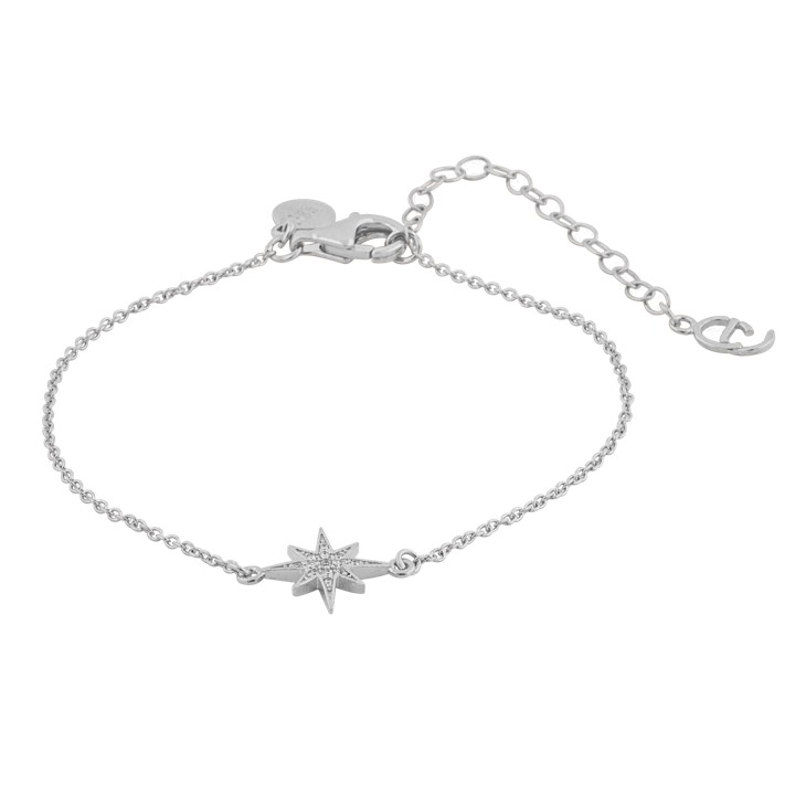 One star brace Bracelets Silver in the group Last Chance / Bracelets at SCANDINAVIAN JEWELRY DESIGN (1637311001)