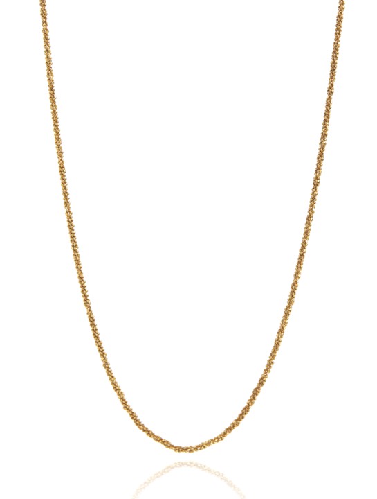 Roof plain Necklaces Gold 39-44 cm in the group Necklaces / Gold Necklaces at SCANDINAVIAN JEWELRY DESIGN (1721120001)