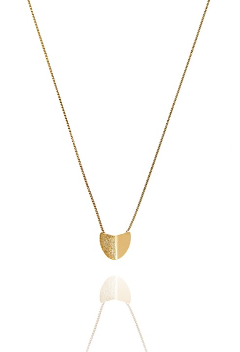 Roof big pendant Necklaces Gold 45-50 cm in the group Necklaces / Gold Necklaces at SCANDINAVIAN JEWELRY DESIGN (1722220001)