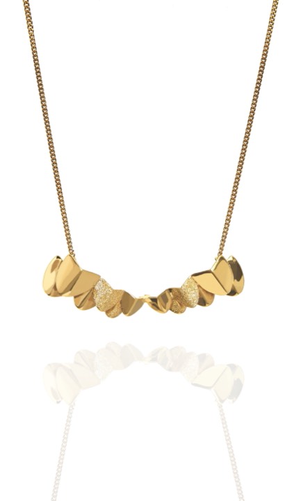 Roof big Necklaces Gold 40-45 cm in the group Necklaces / Gold Necklaces at SCANDINAVIAN JEWELRY DESIGN (1725120001)
