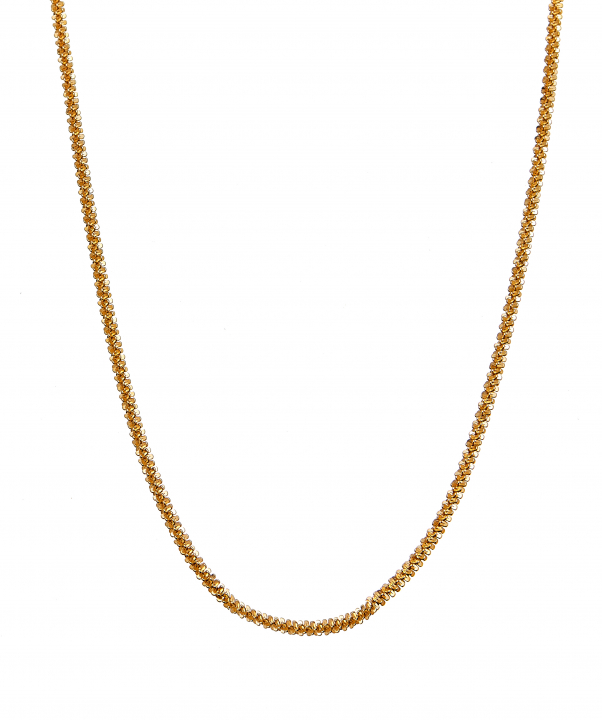 Roof big plain Necklaces Gold 40-45 cm in the group Necklaces / Gold Necklaces at SCANDINAVIAN JEWELRY DESIGN (1725122001)