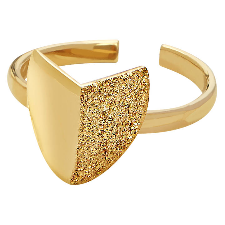 Roof big ring Gold in the group Rings at SCANDINAVIAN JEWELRY DESIGN (1725520161V)