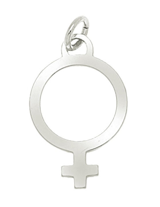 Letters Venus Big Silver in the group Necklaces / Silver Necklaces at SCANDINAVIAN JEWELRY DESIGN (1812611002)
