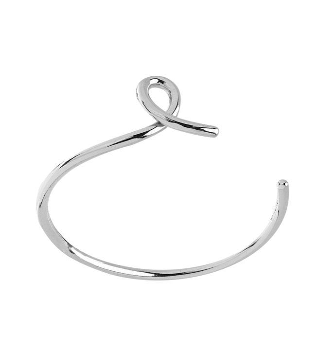 Loop bangle brace Bracelets Silver in the group Bracelets / Bangles at SCANDINAVIAN JEWELRY DESIGN (1821310003)