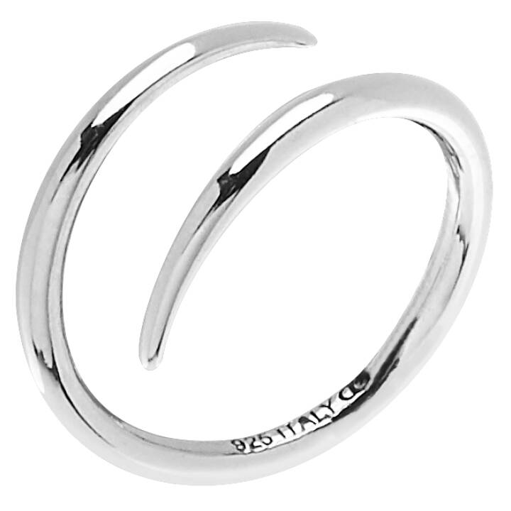 Loop ring Silver in the group Rings at SCANDINAVIAN JEWELRY DESIGN (1821510163V)