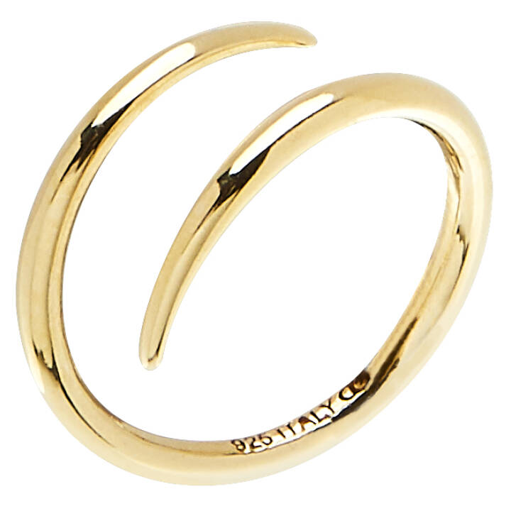 Loop ring Gold in the group Rings at SCANDINAVIAN JEWELRY DESIGN (1821520163V)