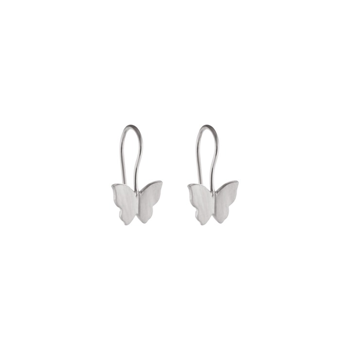 Butterfly short ear Earring (silver) in the group Earrings at SCANDINAVIAN JEWELRY DESIGN (1911410005)