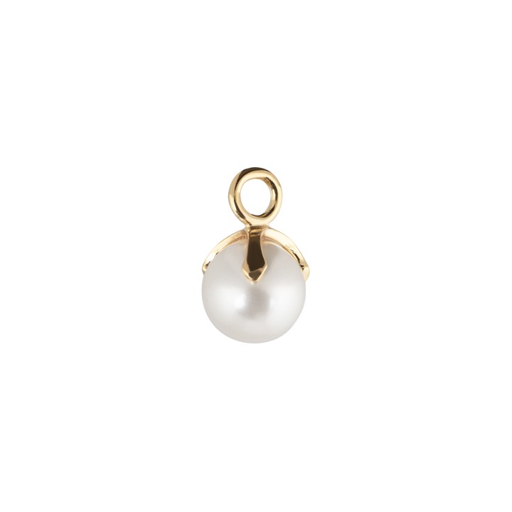 Letters Pearl pendant Gold / per styck in the group Necklaces / Gold Necklaces at SCANDINAVIAN JEWELRY DESIGN (1923021003)