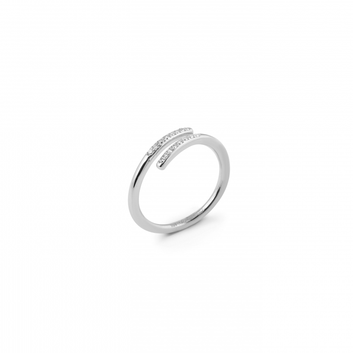 Loop stone ring Silver 16/17 in the group Rings / Silver Rings at SCANDINAVIAN JEWELRY DESIGN (1927570164)