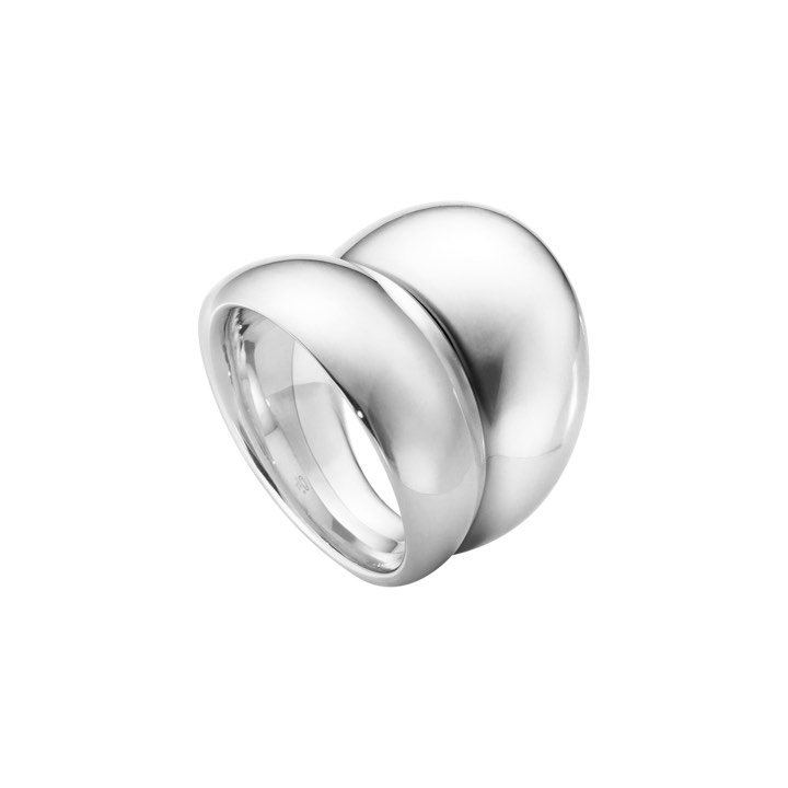 CURVE Ring Silver in the group Rings / Silver Rings at SCANDINAVIAN JEWELRY DESIGN (20000023)