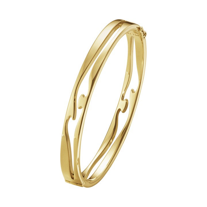 FUSION OPEN BANGLE Bracelets Gold in the group Bracelets / Bangles at SCANDINAVIAN JEWELRY DESIGN (20000054)