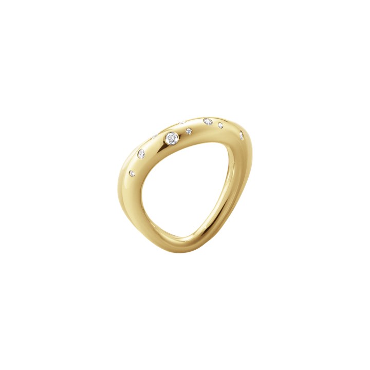 OFFSPRING Ring Diamonds 0.14 ct Gold in the group Rings / Diamond Rings at SCANDINAVIAN JEWELRY DESIGN (20000071)