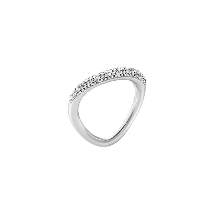 OFFSPRING Ring Diamonds PAVÉ 0.29 ct Silver in the group Rings / Diamond Rings at SCANDINAVIAN JEWELRY DESIGN (20000135)