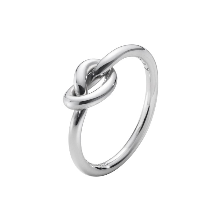 LOVE KNOT Ring Silver in the group Rings / Silver Rings at SCANDINAVIAN JEWELRY DESIGN (20000217)