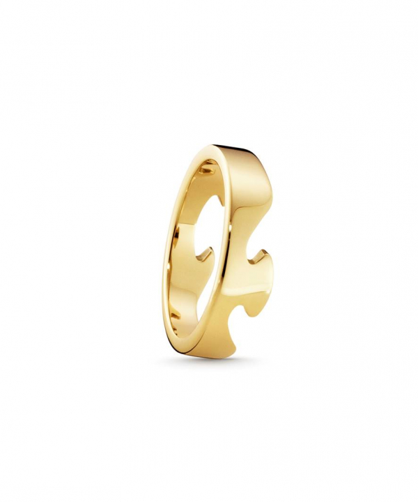 FUSION END Ring Gold in the group Rings / Engagement & Wedding Rings at SCANDINAVIAN JEWELRY DESIGN (20000291)