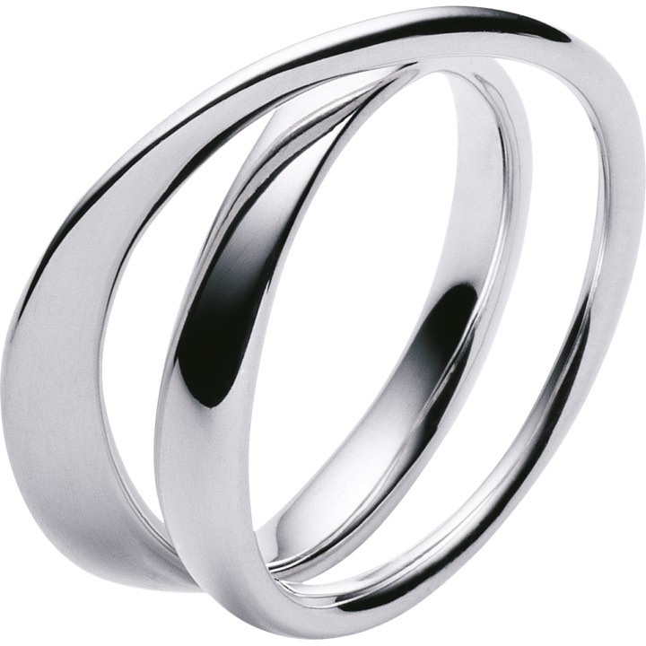 MOEBIUS Ring Silver in the group Rings / Silver Rings at SCANDINAVIAN JEWELRY DESIGN (20000309)