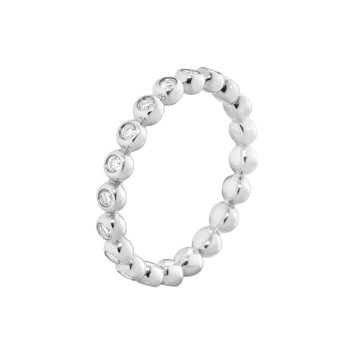 AURORA Ring Diamonds 0.25 ct White gold in the group Rings / Engagement & Wedding Rings at SCANDINAVIAN JEWELRY DESIGN (20000371)