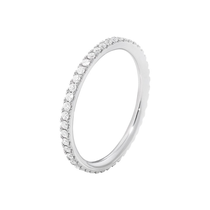 AURORA Ring Diamonds 0.22 ct White gold in the group Rings / Engagement & Wedding Rings at SCANDINAVIAN JEWELRY DESIGN (20000440)