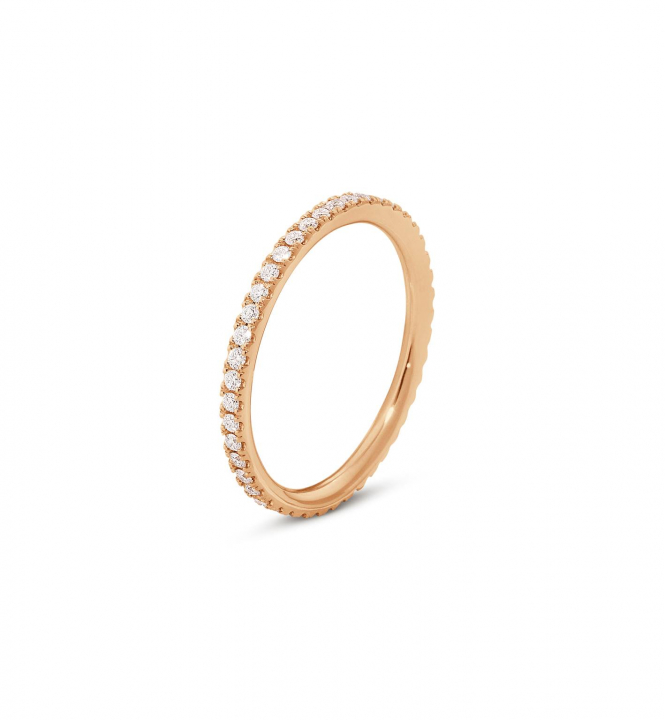 AURORA Ring Diamonds 0.22 ct Rose gold in the group Rings / Engagement & Wedding Rings at SCANDINAVIAN JEWELRY DESIGN (20000442)