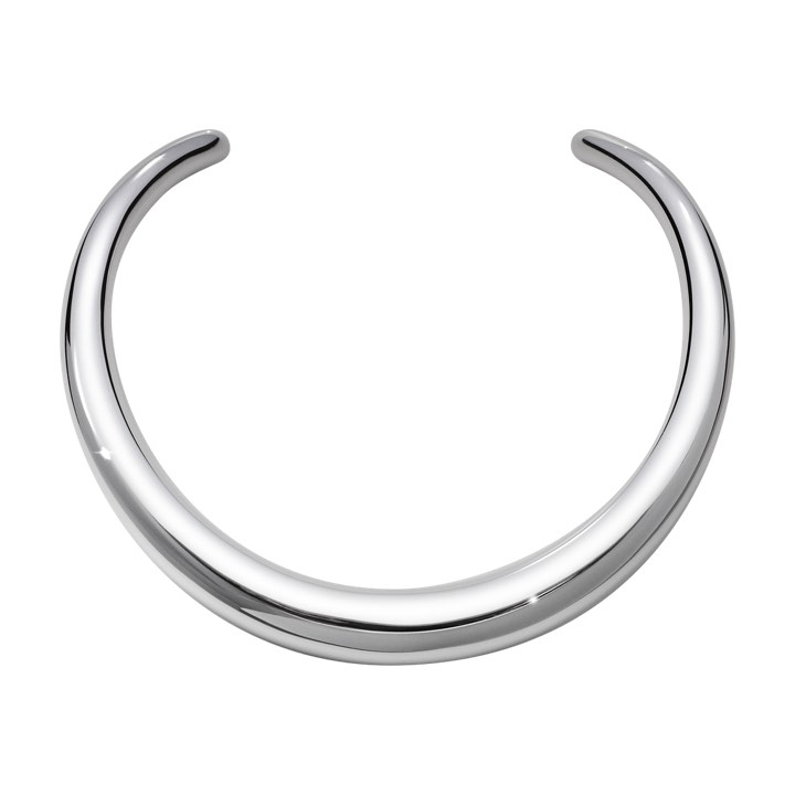 AURA NECKRING Halsring Silver in the group Necklaces / Silver Necklaces at SCANDINAVIAN JEWELRY DESIGN (20000561)