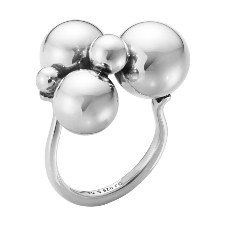 MOONLIGHT GRAPES Ring Silver in the group Rings / Silver Rings at SCANDINAVIAN JEWELRY DESIGN (20000660)