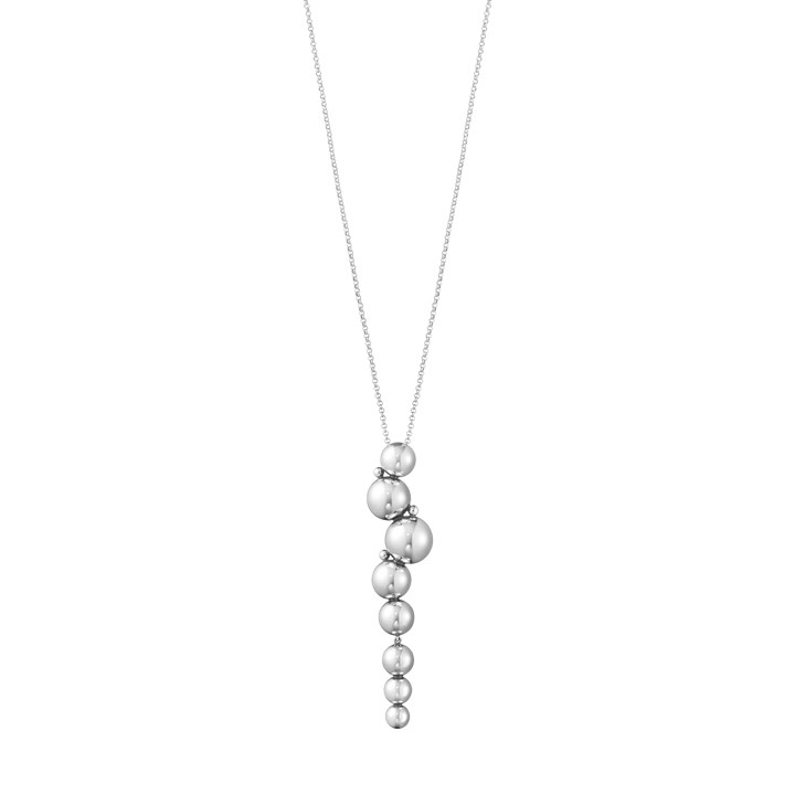 MOONLIGHT GRAPES LONG Pendant Silver in the group Necklaces / Silver Necklaces at SCANDINAVIAN JEWELRY DESIGN (20000661)