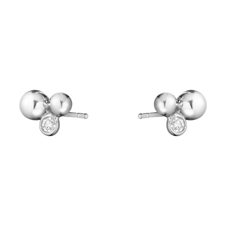 MOONLIGHT GRAPES Earring Silver Diamonds 0.07 CT in the group Earrings / Diamond Earrings at SCANDINAVIAN JEWELRY DESIGN (20000712)
