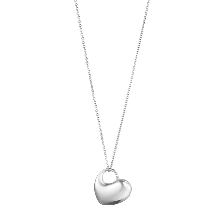 HEART Pendant Silver in the group Necklaces / Silver Necklaces at SCANDINAVIAN JEWELRY DESIGN (20000731)