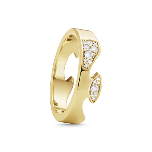 FUSION END Ring Diamant (Gold) in the group Rings / Engagement & Wedding Rings at SCANDINAVIAN JEWELRY DESIGN (20001059)