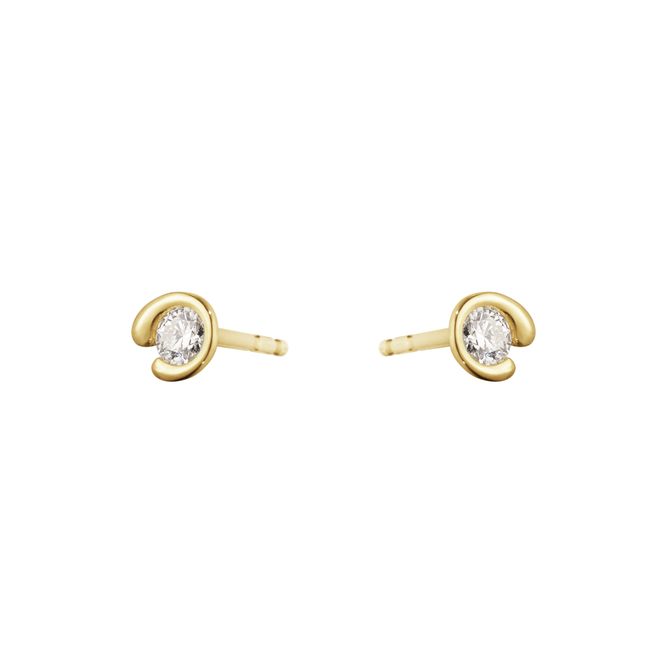 MERCY Earring Diamant 0.20ct in the group Earrings / Gold Earrings at SCANDINAVIAN JEWELRY DESIGN (20001078)