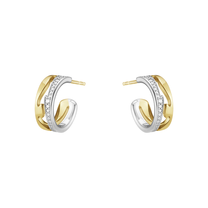 FUSION OPEN EARHOOP PAVÉ 0.19ct in the group Earrings / Diamond Earrings at SCANDINAVIAN JEWELRY DESIGN (20001099)