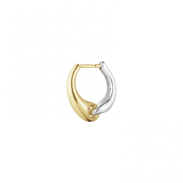 REFLECT SMALL Earring (1pcs) Silver Gold in the group Earrings / Gold Earrings at SCANDINAVIAN JEWELRY DESIGN (20001179)
