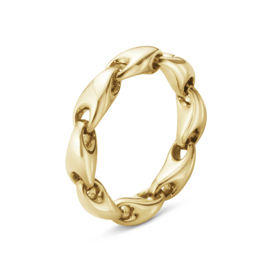REFLECT LINK Ring Gold in the group Rings / Gold Rings at SCANDINAVIAN JEWELRY DESIGN (20001196)