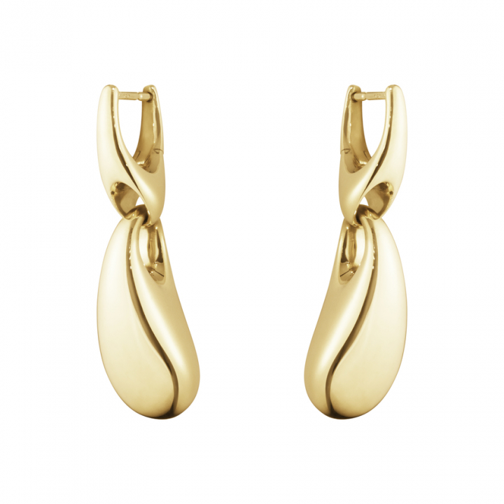 REFLECT Earring Gold in the group Earrings / Gold Earrings at SCANDINAVIAN JEWELRY DESIGN (20001212)