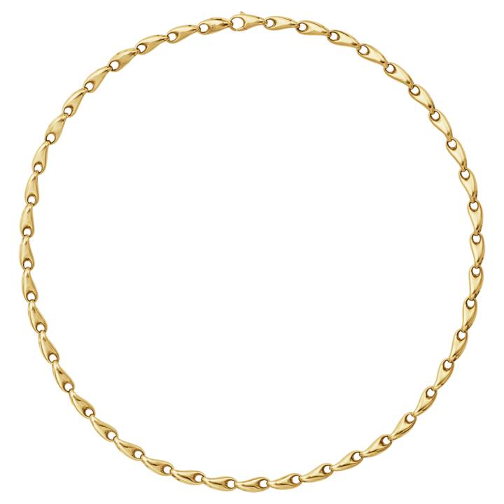 REFLECT SLIM LINK Necklaces 45 CM in the group Necklaces / Gold Necklaces at SCANDINAVIAN JEWELRY DESIGN (20001285)