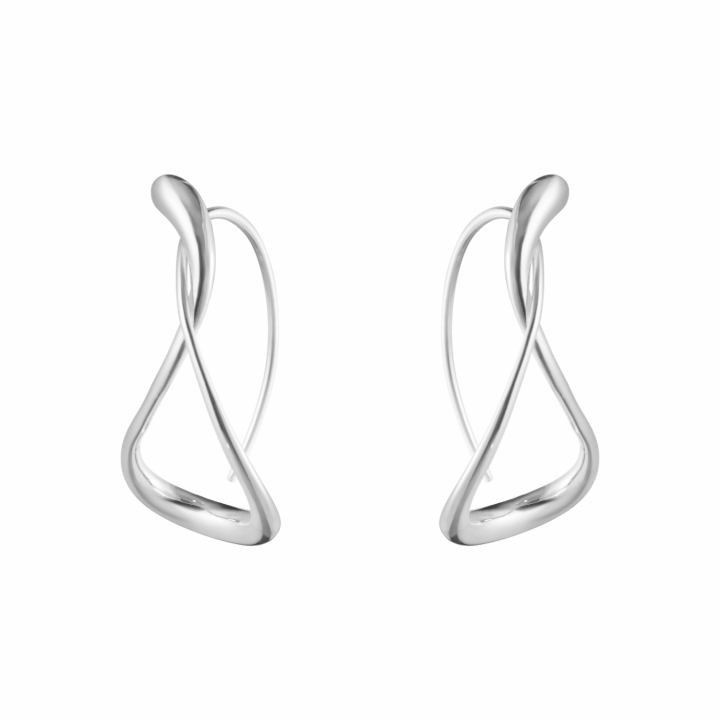 MERCY LARGE EARHOOP SILVER in the group Earrings / Silver Earrings at SCANDINAVIAN JEWELRY DESIGN (20001404)