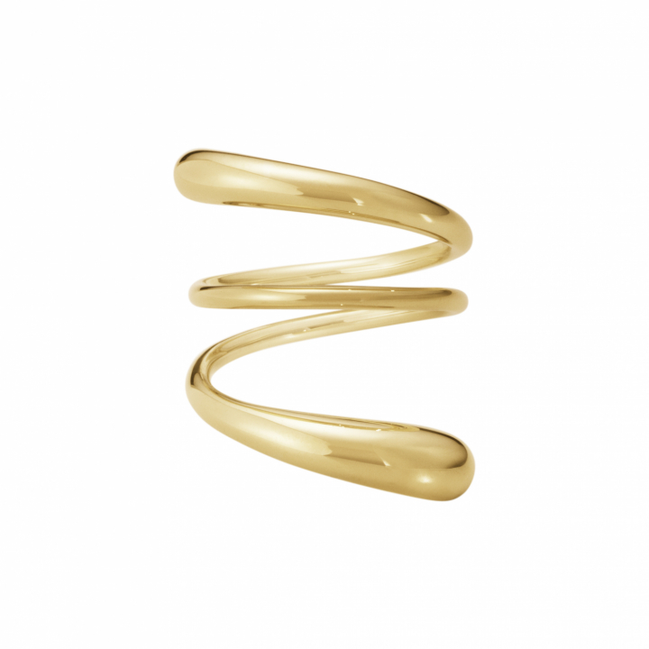 MERCY TWIST RING Gold in the group Rings / Gold Rings at SCANDINAVIAN JEWELRY DESIGN (20001406)