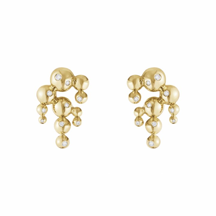 GRAPE CHANDELIER Earring Gold 0.12 CT in the group Earrings / Diamond Earrings at SCANDINAVIAN JEWELRY DESIGN (20001422)