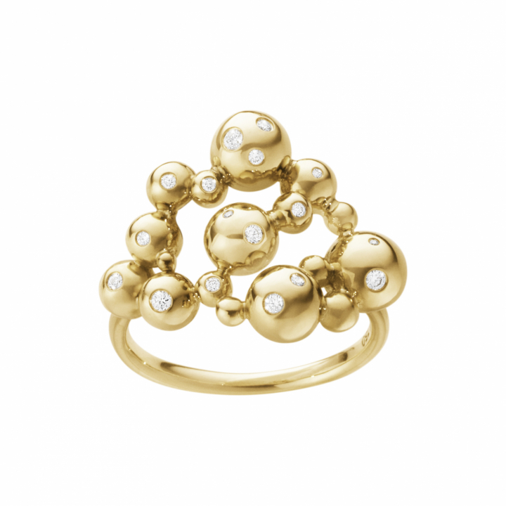 GRAPE CLUSTER RING Gold 0.11 CT in the group Rings / Diamond Rings at SCANDINAVIAN JEWELRY DESIGN (20001423)