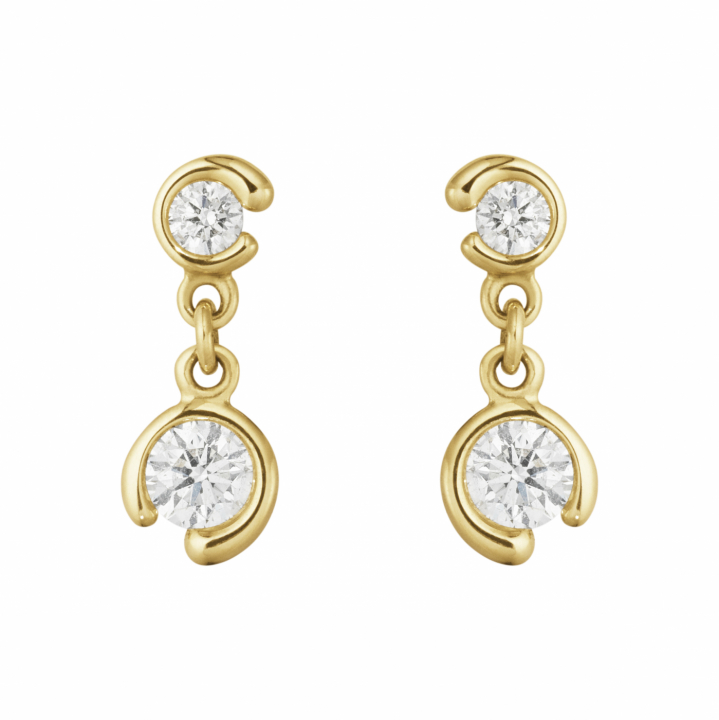 MERCY DOUBLE SOLITAIRE Earring Gold DIAMOND 0.40 CT in the group Earrings / Diamond Earrings at SCANDINAVIAN JEWELRY DESIGN (20001428)