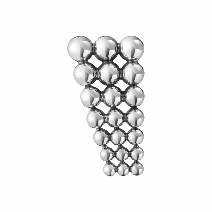 GRAPE A.R.H SHORT Earring SILVER LEFT in the group Earrings / Silver Earrings at SCANDINAVIAN JEWELRY DESIGN (20001445)