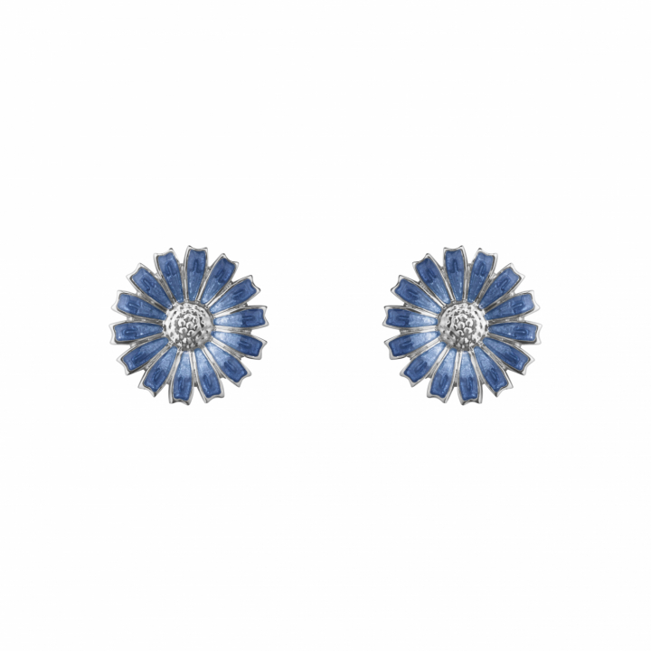 DAISY EARSTUD BLUE 11MM in the group Earrings / Silver Earrings at SCANDINAVIAN JEWELRY DESIGN (20001544)