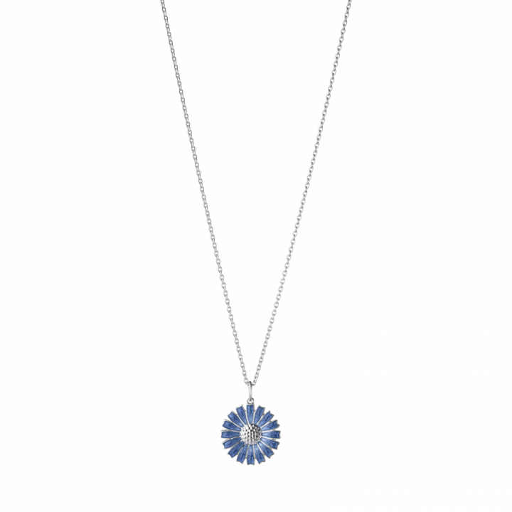 DAISY PEN SI BLU 18MM in the group Necklaces / Silver Necklaces at SCANDINAVIAN JEWELRY DESIGN (20001545)