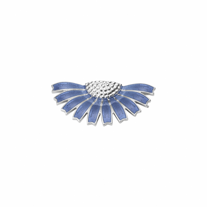 DAISY HLF HAIR SI RH BLUE 44MM in the group Necklaces / Silver Necklaces at SCANDINAVIAN JEWELRY DESIGN (20001548)
