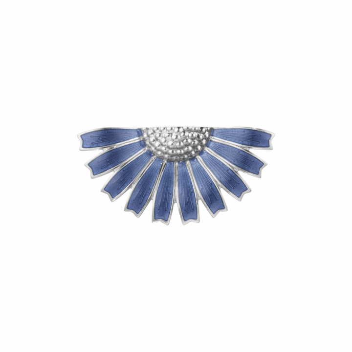 DAISY HLF BRO SI RH BLUE 44MM in the group Necklaces / Silver Necklaces at SCANDINAVIAN JEWELRY DESIGN (20001549)