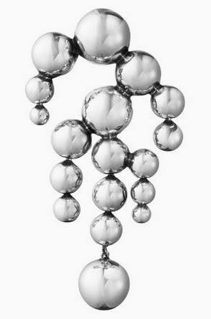 MOONLIGHT GRAPES Brooch in the group Necklaces / Silver Necklaces at SCANDINAVIAN JEWELRY DESIGN (20001599)