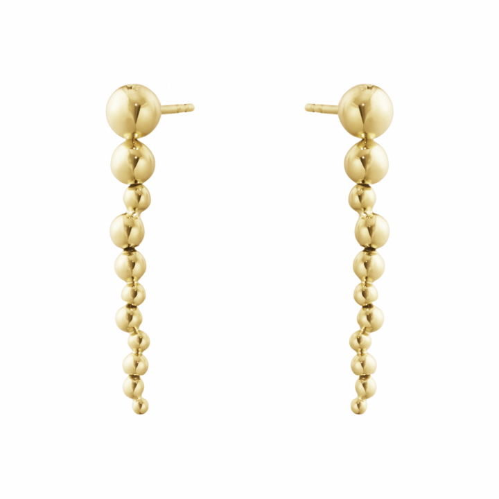 MOONLIGHT GRAPES Long Earrings Gold in the group Earrings / Gold Earrings at SCANDINAVIAN JEWELRY DESIGN (20001634)